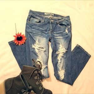 Machine Pour Neuf Mode Juniors Size 7 Stretch Jean